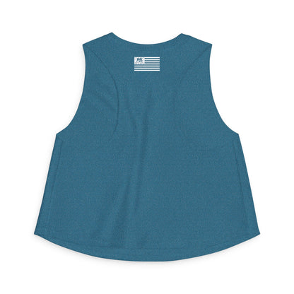 POI White Logo Women's Crop Top