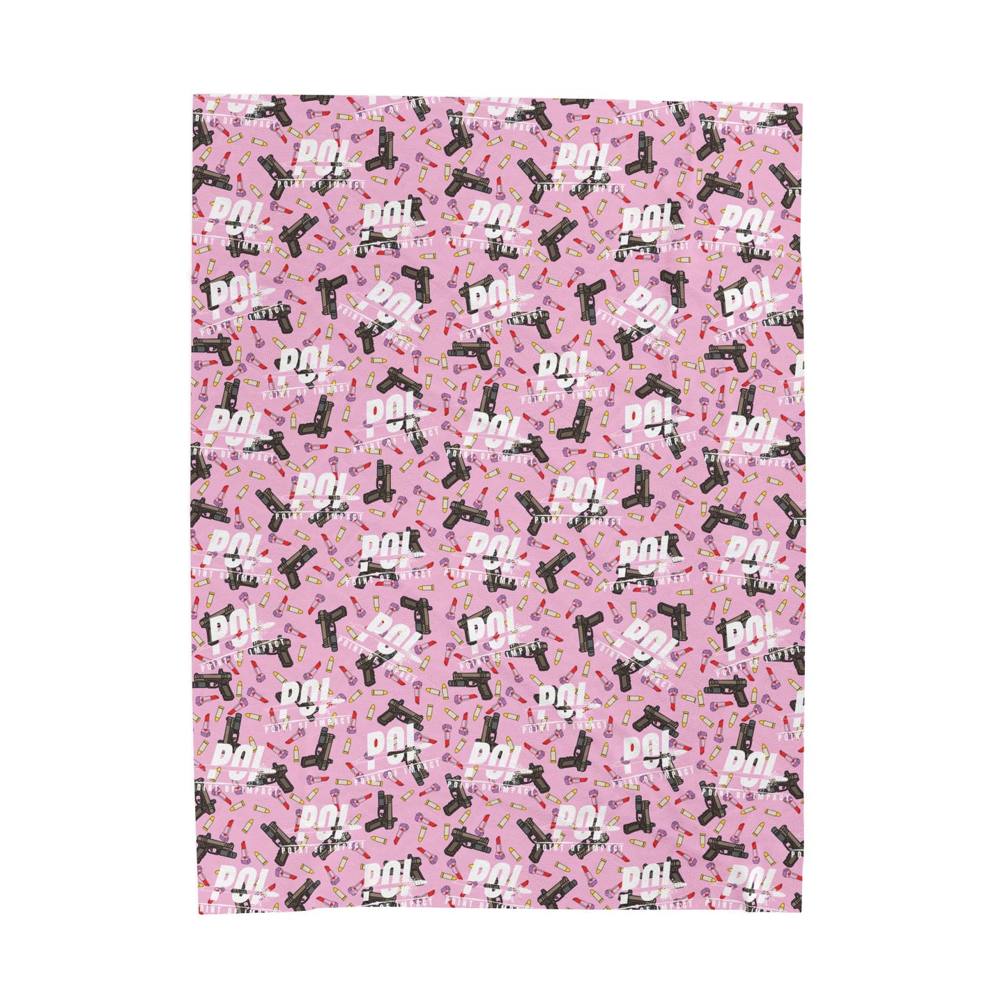 POI Lipglock Poppin Plush Blanket Velveteen Throw