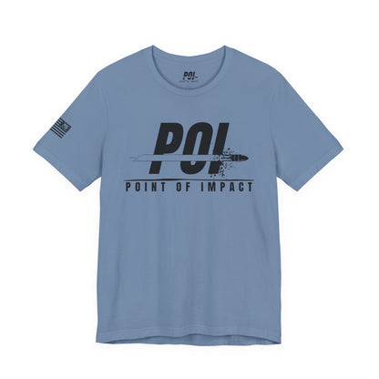 POI Black Logo T‑Shirt