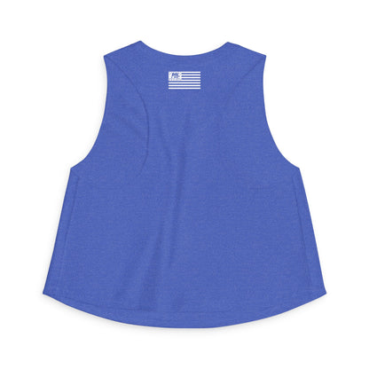 POI White Logo Women's Crop Top