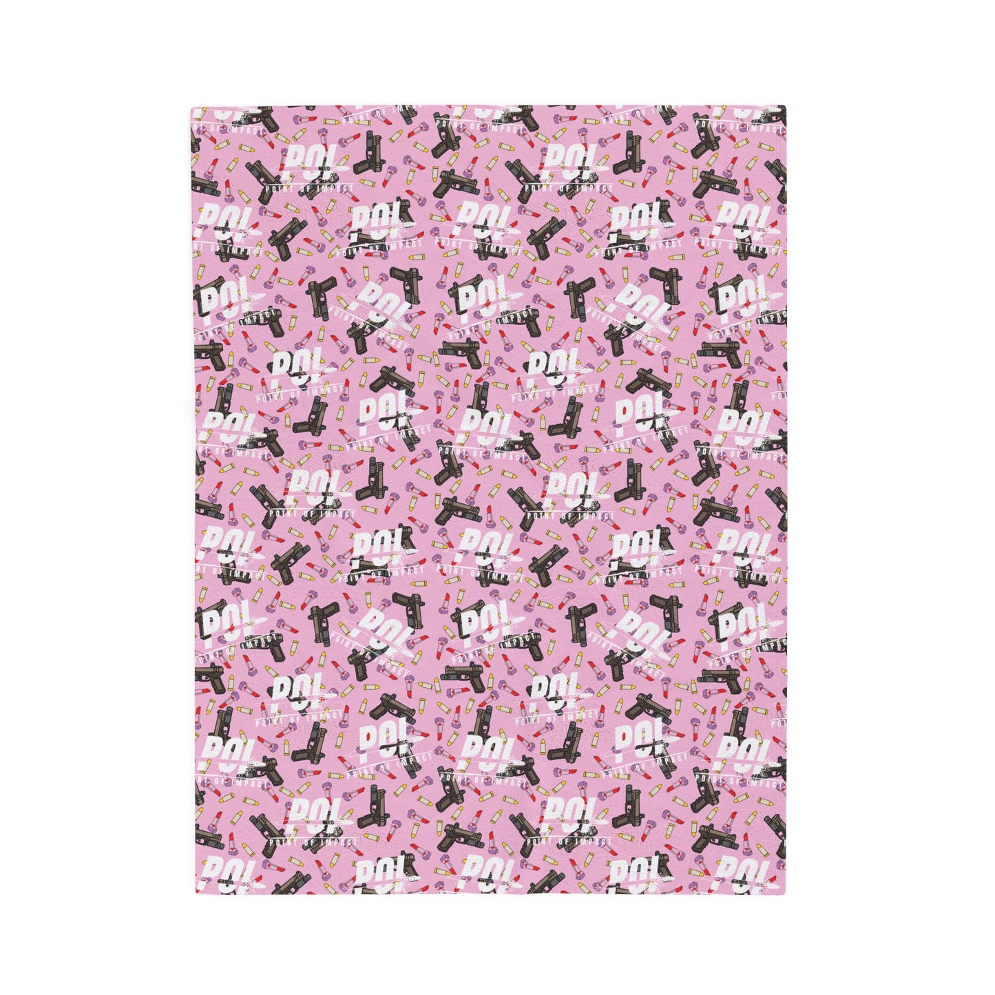 POI Lipglock Poppin Plush Blanket Velveteen Throw