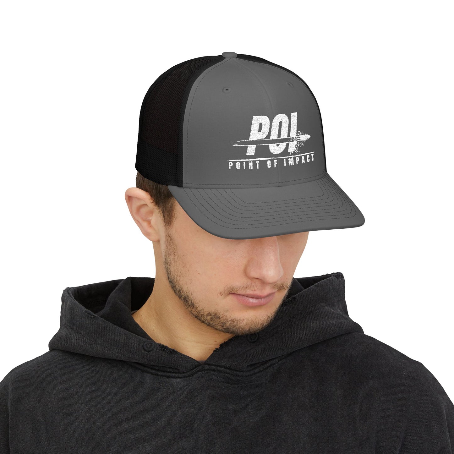Point of Impact Snapback Trucker Hat