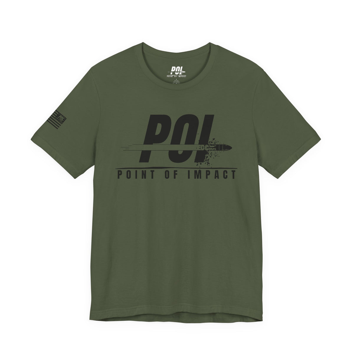 POI Black Logo T‑Shirt